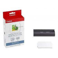 Canon KC-18IS - Print ribbon cassette and paper kit - for Canon SELPHY CP1000, CP1200, CP1300, CP820, CP900, CP910